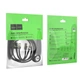 Кабель сетевой LAN RJ45 HOCO US02 Level pure copper gigabit, 1 м, черный - изображение 7