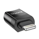 Переходник адаптер Type C на Lightning для iPhone HOCO adapter (2A, USB2.0). Black - изображение 2