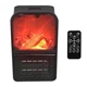 Портативный обогреватель тепловентилятор электрокамин Flame Heater с пультом 900 Вт Black - изображение 2