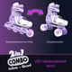 Роликові ковзани Neon Combo, розмір 34-37, фіолетовий (640566) - зображення 9