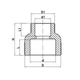 Муфта редукционная ВВ Koer 90x75 PPR K0214.Pro KP2579 - изображение 2