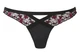 Трусики Gossard Satine 16406 стрінги спокусливі та гламурні завдяки вишивці S Black/Red (5053014755232) - изображение 1