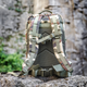 Тактический Военный рюкзак на 36 л Камуфляж Вудленд Warrior Assault Laser Cut 36L Woodland с системой MOLLE Штурмовой + Тактические перчатки - изображение 6