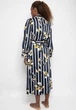 Халат жіночий Fable&Eve Knightsbridge 1382 16/XL Floral Stripe (5051877310735) - зображення 3