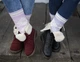 Набор 4 шт женские теплые шерстяные носки CheshKit Diamond socks Койот/Лиловые/Розовые/Коралл, размер 36-40 - изображение 2