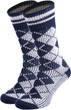 Набор 2 пари Мужские теплые шерстяные носки CheshKit Diamond socks Сине-белый, размер 40-44 - изображение 1