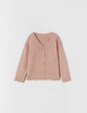 Кофта Zara д6730 пудрова 98 - изображение 1
