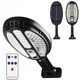 Вуличний світильник на сонячній батареї Solar sensor light HB-8188B із датчиком руху Чорний - зображення 1
