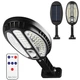 Вуличний світильник на сонячній батареї Solar sensor light HB-8188B із датчиком руху Чорний - зображення 2