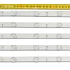 LED підсвітка TV 43" 841mm 3V GJ-2K16-430-D512-V4 LB43014 V0_00 SX-11800829A0-1C562-0-A-66M-8070 5pcs=1set - изображение 6
