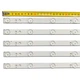 LED підсвітка TV 43" 841mm 3V GJ-2K16-430-D512-V4 LB43014 V0_00 SX-11800829A0-1C562-0-A-66M-8070 5pcs=1set - изображение 7