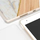 Чехол книжка, обложка для Apple iPad (Золотой мрамор, геометрия) модели 7.9 mini 4 эпл айпад мини 2015 (A1538/A1550) - изображение 6