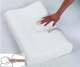 Подушка ортопедическая Memory Pillow для проблемной спини и шеи белая - изображение 4