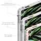 Чохол книжка, обкладинка для Apple iPad (Білі троянди) моделі 7.9 mini 5 епл айпад міні 2019 case smart cover (823569606) - зображення 5