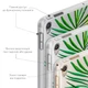Чехол книжка, обложка для Apple iPad (Тропическая флора, голуби) модели 9.7 эпл айпад 2018 (A1893/A1954) - изображение 5