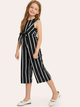 Комбинезон в полоску Shein 190117410 130 cm (91850130cm) Черный - изображение 4