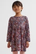 Платье разноцветное растительный принт H&M 110-116см (40006550) - изображение 5