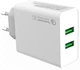 Сетевое зарядное устройство ColorWay 2 USB Quick Charge 3.0 (36W) White (CW-CHS017Q-WT) - изображение 2