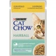 Вологий корм для виведення шерсті у котів Cat Chow Adult 85 г (курка та фасоль) - зображення 1