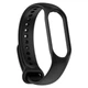 Силиконовый ремешок для фитнес браслетов Xiaomi Mi Band 5/6/7, Silicone, Black, с удобной застёжкой, на фитнес трекер и смарт часы, ArmorStandart (ARM61894) - изображение 1
