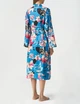 Халат женский Cyberjammies Hannah 4729 14 L Бирюзовый с цветочным принтом (5051877335561) - изображение 3