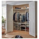 Шафа IKEA JONAXEL біла 173х51х173 см (892.976.63) - зображення 2