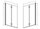 Штора для ванны Radaway Fuenta New PND 120x150 стекло прозрачное левая (208212-01L) - изображение 2