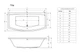 ванна Radaway Tilia 190x90 + ніжки (WA1-03-190x090U) - зображення 4