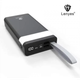 Зовнішній акумулятор Power bank Lenyes PX391 30000 Mah акумулятор заряджання з ліхтариком Чорний - зображення 1