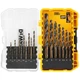 Набор сверл DeWALT по металлу Black&Gold HSS-G, 19 шт, кейс Tough Case (DT70728) - изображение 1