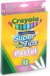 Набор фломастеров Crayola Supertips пастельные цвета 12 шт (071662075156) - изображение 3