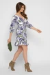 Романтическое платье с рюшами 37021 G&M xp-1298 XS Размер цвет Синий - изображение 4