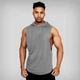Безрукавка мужская с капюшоном Let's Gym серая XL - изображение 1