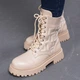 Ботинки женские Fashion Horseshoe 3367 39 размер 25 см Бежевый 4228154 - изображение 8