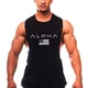Безрукавка чоловіча майка Alpha чорна XL - зображення 1