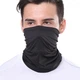 Защитная бафф маска на лицо WS Черная L-XL Микрофибра - изображение 2
