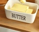 Масленка керамическая Butter 7793 600 мл белая - изображение 4