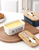 Масленка керамическая Butter 7793 600 мл белая - изображение 7