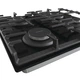 Варочная поверхность Gorenje GT642SYB/ газ на стекле / электроподжиг/ газконтроль/чугунная решетка/ черная (GT642SYB) - изображение 4