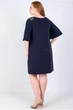 Сукня Seam А-подібного силуету XL Синя ART 34 - зображення 2
