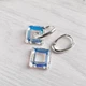 Сережки трансформери Hand Made з хамелеонами Swarovski - зображення 1