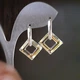 Сережки трансформери Hand Made з хамелеонами Swarovski - зображення 4