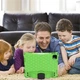 Чехол STR EVA Apple iPad Air 5 (10.9 экран) детский с ремнём и подставкой Green - изображение 4