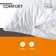 Подушка холлофайбер IDEIA 50x70 напівм'яка з чохлом на блискавці Nordic Comfort Standard+ - зображення 4