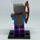 Фигурка iBlock Стив в броне с луком Майнкрафт Steve in armor Minecraft 4.5 см - изображение 3