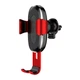 Автотримач Baseus Wireless Charger Gravity Car Mount з бездротовою зарядкою QI (WXYL-09) Red - зображення 2