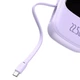 Зовнішній акумулятор повербанк power bank BASEUS Qpow 20000mAh USB/Type-C/Lightning, 22.5W/5A, PD/QC| purple - зображення 5