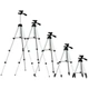 Штатив Tripod для смартфона, екшн-камери, фотоапарати 104см Трипод Black/Silver (T3110) - зображення 5