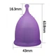 Менструальная чаша Anytime Menstrual Cup размер S (медицинский силикон), 1 шт , белый - изображение 2