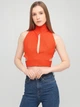 Топ однотонный кэжуал ASOS ASJ250719-21 S (66597S) Оранжевый - изображение 1